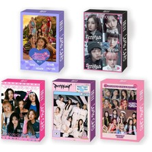 Kalesi Kaleis 5 PAKET/150 Adet Nmıxx Lomo Kartı Kpop Fotoğraflı Tebrik Kartı - Çok Renkli (Yurt Dışından)