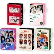 Kalesi Kaleis 5 PAKET/150 Adet Ive Lomo Card Kpop Fotoğraflı Tebrik Kartı - Çok Renkli (Yurt Dışından)