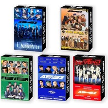 Kalesi Kaleis 5 PAKET/150 Adet Ateez Lomo Kartı Kpop Fotoğraflı Tebrik Kartı - Çok Renkli (Yurt Dışından)