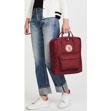 Kalesi Fjallraven Dönüştürülebilir Askılı Dayanıklı Su Geçirmez Sırt Çantası - Kırmızı (Yurt Dışından)