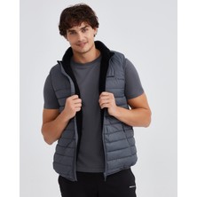 Skechers M Outerwear Padded Vest Erkek Gri  S232001-040