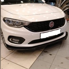 DK Elektronik Dkelektronik Fiat Egea Ön Tampon Eki Lip 3 Parça Parlak Siyah