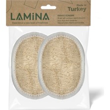 Lamina 2'li Oval Loofah Kabak Lifi( 2 Adet)