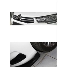 Dkelektronik Citroen C4 Ön Karlık Bodykit 3 Parça Lip Piano Black