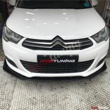 Dkelektronik Citroen C4 Ön Karlık Bodykit 3 Parça Lip Piano Black