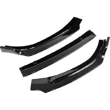 Dkelektronik Citroen C4 Ön Karlık Bodykit 3 Parça Lip Piano Black