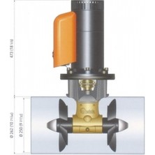 Quick Baş Manevra Pervanesi 120KGF 24V Dc  Ø 250 mm Tünel