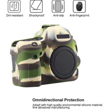 SUNShop Canon Eos 6d Mark Iı Için Yumuşak Silikon Kılıf - Yeşil (Yurt Dışından)