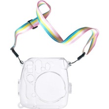 SUNShop Fujıfılm Instax Mini 9 Için Kayışlı Shl Kılıf - Şeffaf (Yurt Dışından)