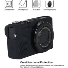 SUNShop Canon Powershot G7 x Mark Iıı Için Yumuşak Silikon Kılıf - Siyah (Yurt Dışından)