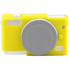 SUNShop Canon Eos M200 Için Yumuşak Silikon Kılıf - Sarı (Yurt Dışından)