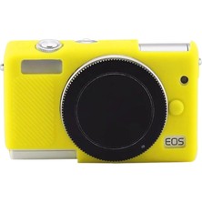 SUNShop Canon Eos M200 Için Yumuşak Silikon Kılıf - Sarı (Yurt Dışından)