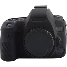 SUNShop Canon Eos 6d Mark Iı Için Yumuşak Silikon Kılıf - Siyah (Yurt Dışından)
