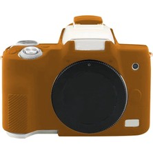 SUNShop Canon Eos M50 Mark Iı / M50 Iı Için Yumuşak Silikon Kılıf - Kahve (Yurt Dışından)