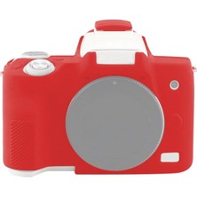 SUNShop Canon Eos M50 Mark Iı / M50 Iı Için Yumuşak Silikon Kılıf - Kırmızı (Yurt Dışından)