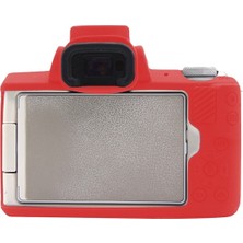 SUNShop Canon Eos M50 Mark Iı / M50 Iı Için Yumuşak Silikon Kılıf - Kırmızı (Yurt Dışından)