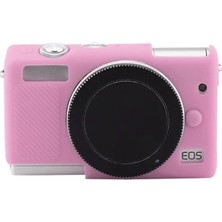 SUNShop Canon Eos M200 Için Yumuşak Silikon Kılıf - Pembe (Yurt Dışından)