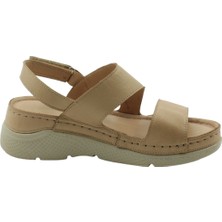Dünya Shoes Deri Kadın Sandalet