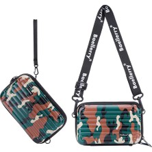 Xstone Omuz Çantası Kamuflaj Tarzı Crossbody Çanta Telefon Cüzdan Taşıma Torbası (Yurt Dışından)