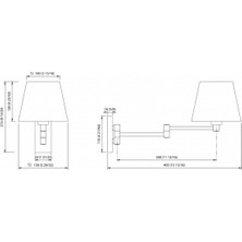 Quick Marine Lighting Aplik. Model Domınıque 15-30  B15D 12/24V Dc Kromaj