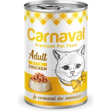 Carnaval Tavuklu Kedi Maması 1,5 kg ve Yaş Mama Konserve 6 Adet 400 gr