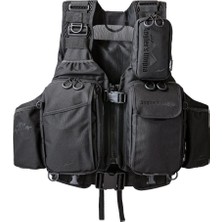 Apiashal Anglers Support Vest Ver.4 Spin Yeleği Black+Black