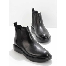 Bambi Siyah Floter Leather Erkek Bot & Bootie E02401020640