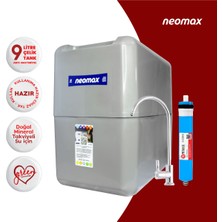 H-Max 11 Aşama 9 Litre Çelik Tanklı Mineralli Su Arıtma Cihazı