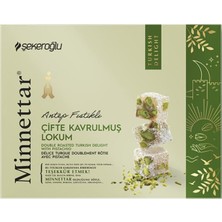 Şekeroğlu Minnettar Fıstıklı Çifte Kavrulmuş Lokum 300 gr