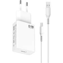 Ermer Type-C USB Şarj Aleti Android Uyumlu 10W 2.4A Data Veri Aktarım Samsung Xiaomi Huawei Oppo