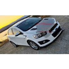DK Elektronik Chevrolet Aveo Ön Tampon Eki Body Kit Karlık Lip Siyah