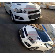 DK Elektronik Chevrolet Aveo Ön Tampon Eki Body Kit Karlık Lip Siyah