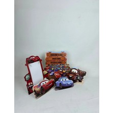 Dizayn Parti Evi Cars Dekoratif Ayaklı Pano Set 5 Parça Cars