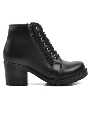 Ayakmod 196 Siyah Kadın Topuklu Bot