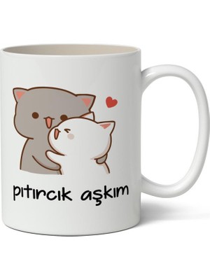 Nostaljik Lezzetler Pıtırcık Aşkım Baskılı Kupa Bardak Baskılı Kahve Kupa Bardak