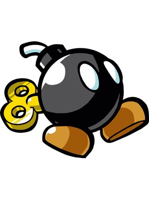 14 x 11 cm Yürüyen Bomba Sticker Motor Araba Kask Laptop Sticker