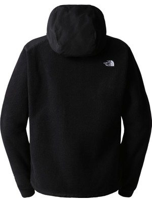 The North Face Alpine Polartec 200 Full Zip Hood Kadın Siyah Kapüşonlu Ceket