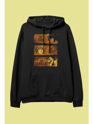 Zoka Wear Death Note (Iyi, Kötü, Ölüm Tanrısı) Anime Kapüşonlu Sweatshirt Hoodie