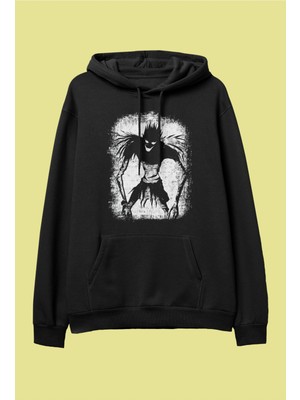 Zoka Wear Death Note Ryuk Anime Karakter Baskılı Özel Tasarım Kapüşonlu Sweatshirt Hoodie