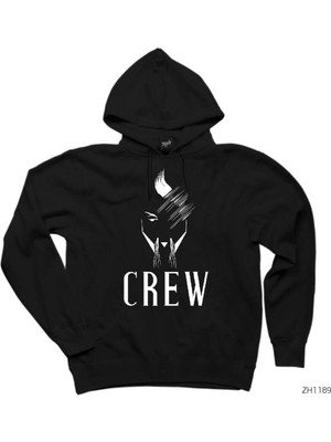 Zoka Wear Hayko Cepkin Crew Siyah Kapşonlu Sweatshirt Hoodie