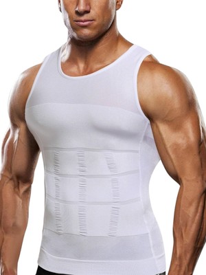 Tezzgelsin Erkek Vücut Şekillendirici Göğüs ve Göbek Toparlayıcı Sıkılaştırıcı Nefes Alan Atlet Korse