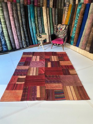 El Dokuma Patchwork Halı