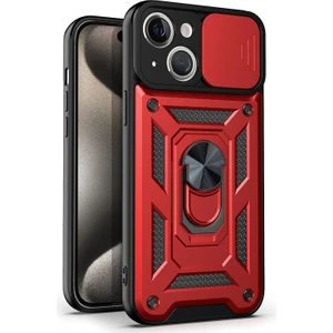 Apple iPhone 15 Kılıf Impact Resistant Kırmızı