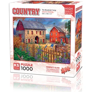 KS Games The Bluebirds' Song 1000 Parça Puzzle