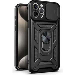 Apple iPhone 15 Pro Kılıf Impact Resistant Siyah