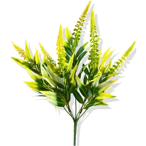 Yapay Yeşillik Demeti Sarı 40 cm 7 Dal