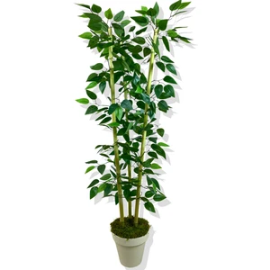 Yapay Yapraklı Benjamin 3 Bambu'lu 110 cm