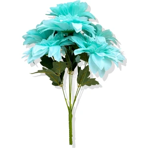 Yapay Yıldız Çiçeği Açık Mavi 45 cm 7 Dal