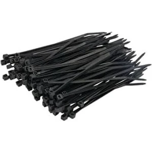 10CM (1000 Adet) Siyah Cırt Kelepçe Plastik Kablo Bağı 100X25 100X25 (Siyah)