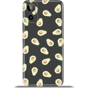 General Mobile Gm 23 Se Kılıf Esnek Silikon Kamera Koruma 4K Desenli Özel Tasarım - Avocados